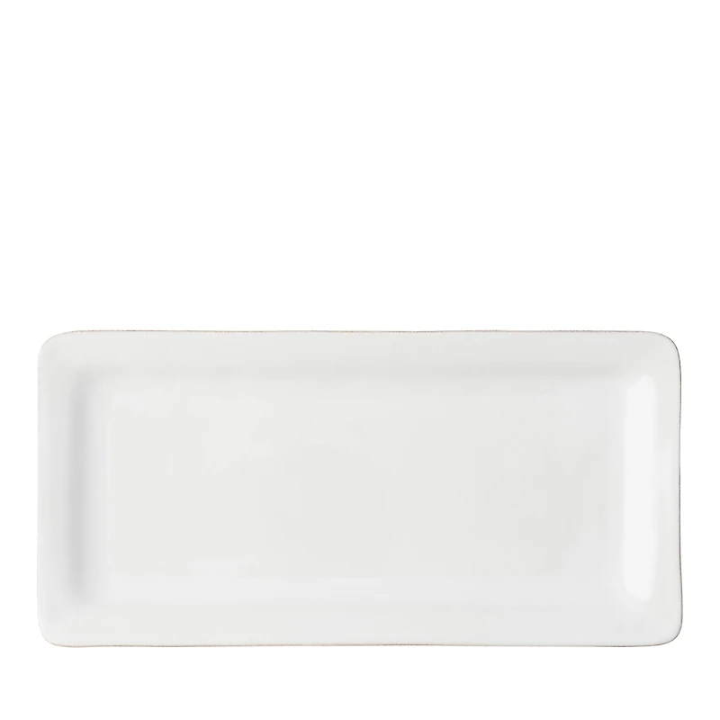Juliska Puro Whitewash Rectangular Appetizer Platter