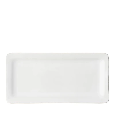 Juliska Puro Whitewash Rectangular Appetizer Platter