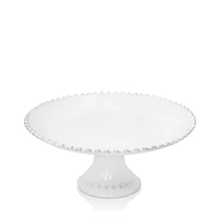 Costa Nova White Pearl 11 Cake Stand