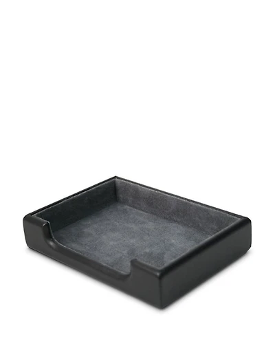 Leather Desktop Note Tray
