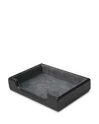 Royce New York Leather Desktop Note Tray