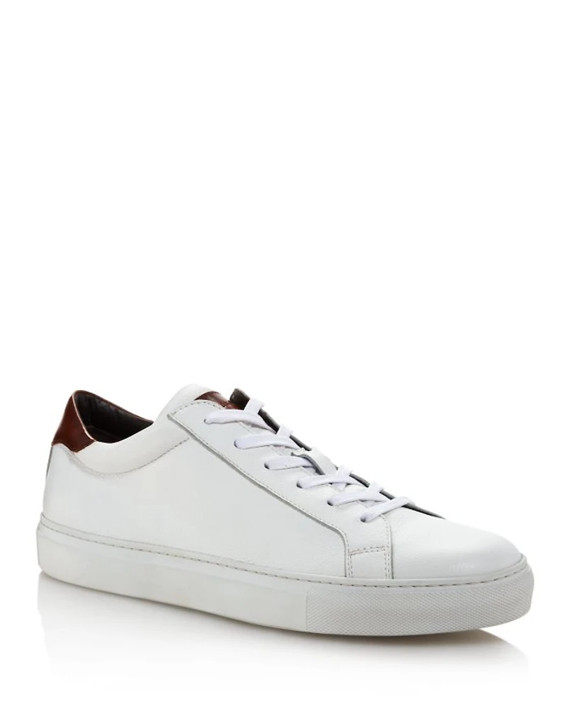 Men's Knox Leather Low-Top Sneakers