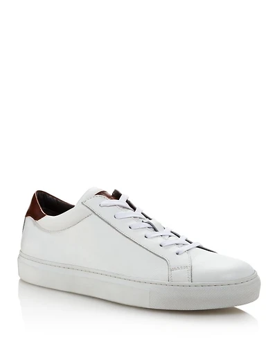 Men's Knox Leather Low-Top Sneakers
