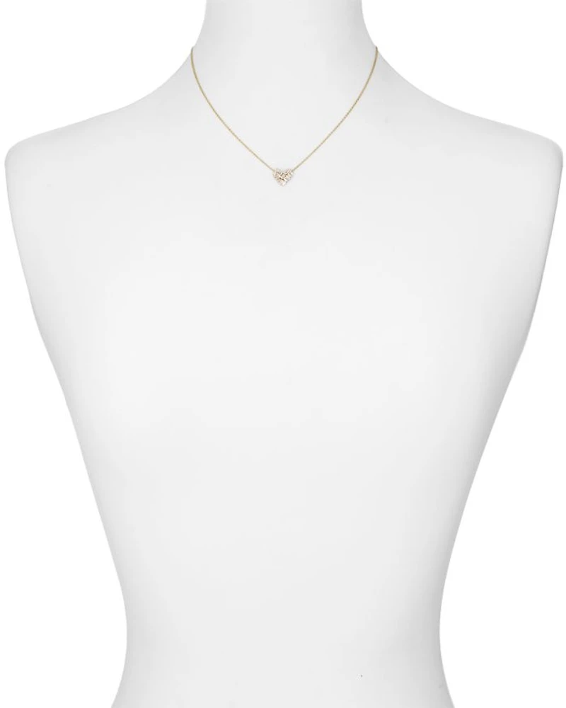 Valentine's Day Cluster Heart Necklace, 16"
