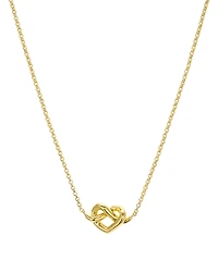 kate spade new york Loves Me Knot Mini Pendant Necklace, 16