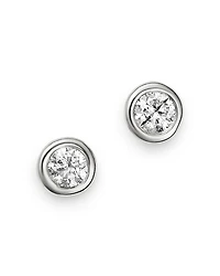 Bloomingdale's Fine Collection Diamond Bezel Set Stud Earrings