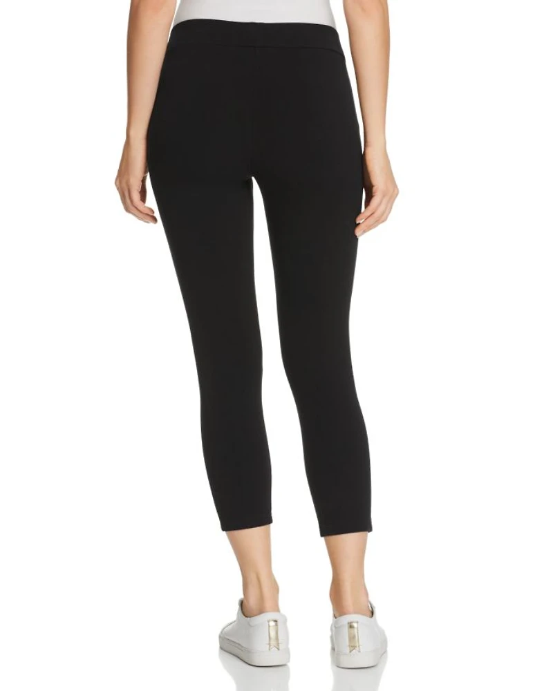Wide Waistband Blackout Capri Leggings