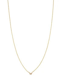 Zoe Chicco 14K Yellow Gold Itty Bitty Butterfly Charm Necklace, 16
