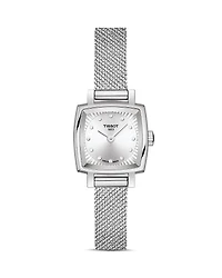 Tissot Lovely Square Diamond Mesh Bracelet Watch, 20mm x 20mm