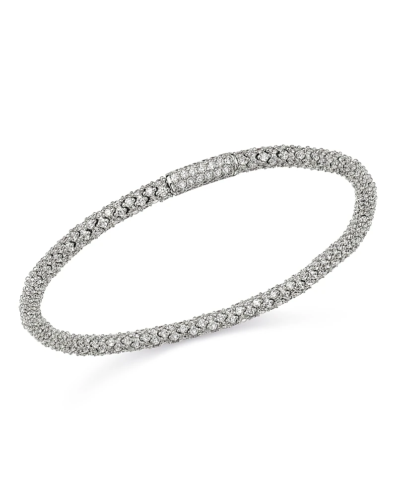 Roberto Demeglio 18K White Gold Gioconda Diamond Stretch Bracelet