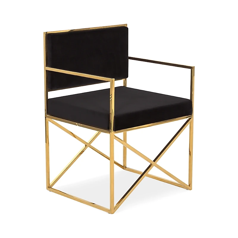 Safavieh Couture Kian Velvet Directors Chair