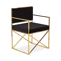 Safavieh Couture Kian Velvet Directors Chair