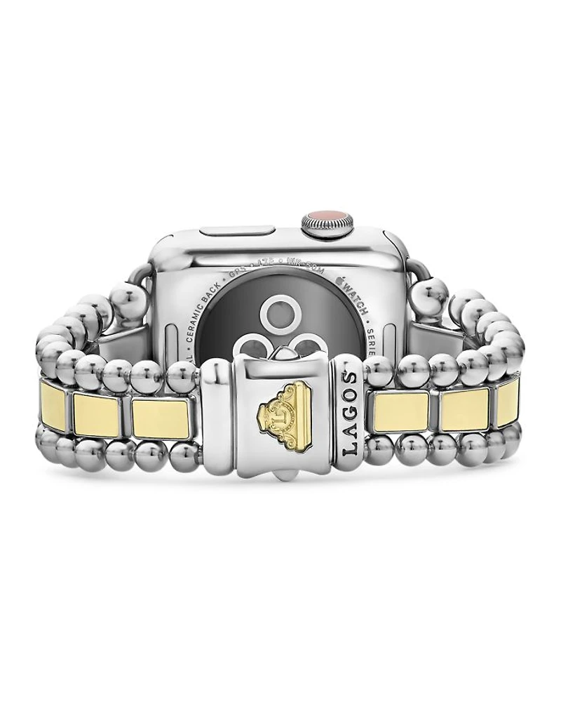 Smart Caviar Stainless Steel 18K Gold Apple™ Watch Bracelet