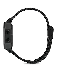 Siren Milanese All-Black Mesh Bracelet Watch, 36mm