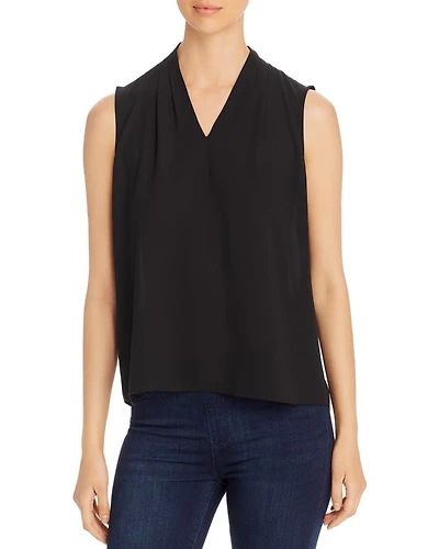 Edie Sleeveless V-Neck Top - Exclusive