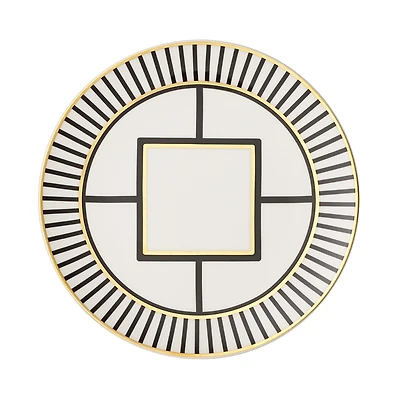 Villeroy & Boch Metro Chic Salad Plate Stripe Rim