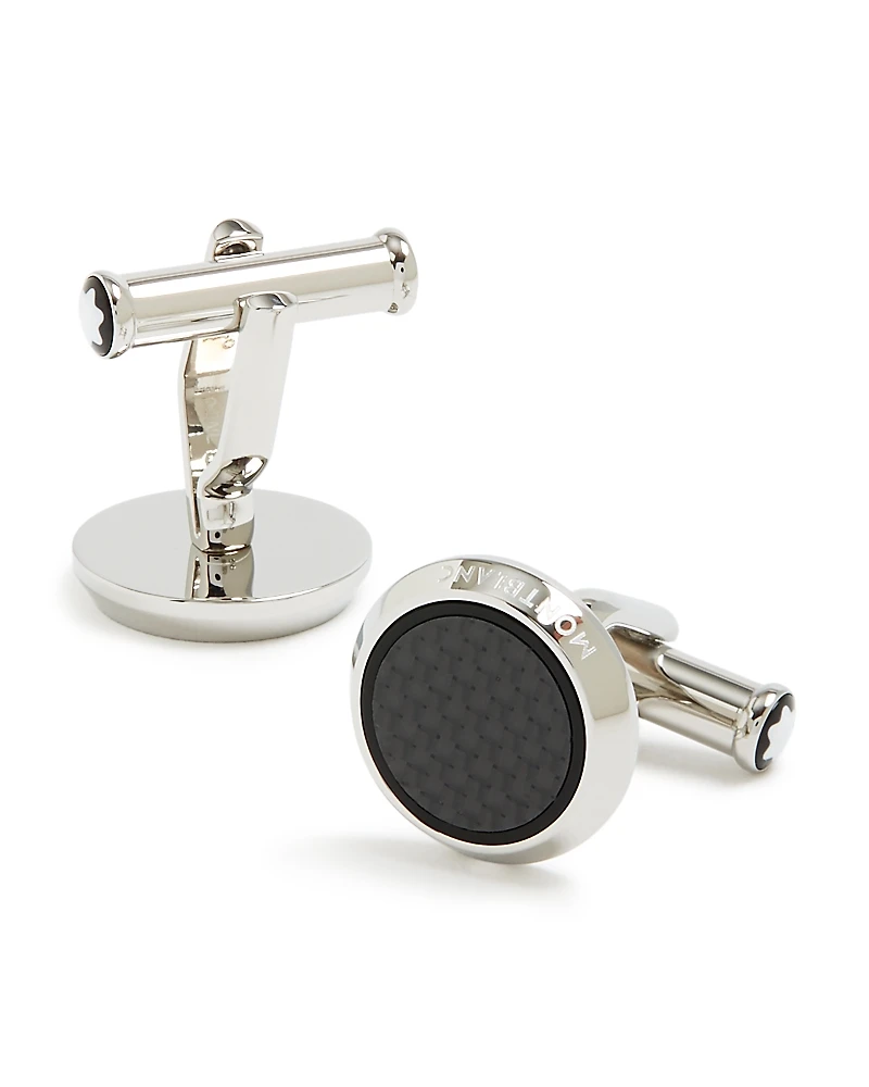 Montblanc Carbon Pattern Cufflinks