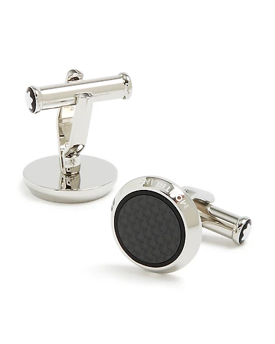Montblanc Carbon Pattern Cufflinks