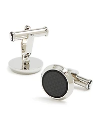 Montblanc Carbon Pattern Cufflinks
