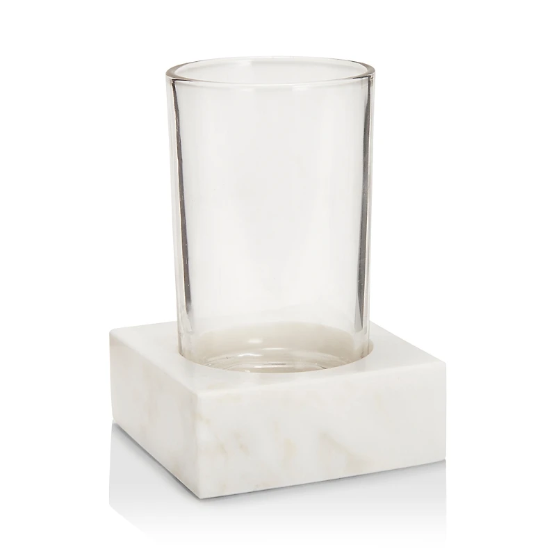Kassatex Marmol Tumbler & Holder