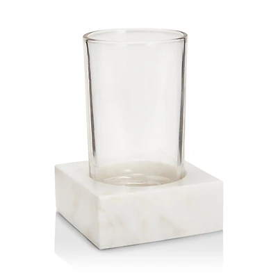 Kassatex Marmol Tumbler & Holder