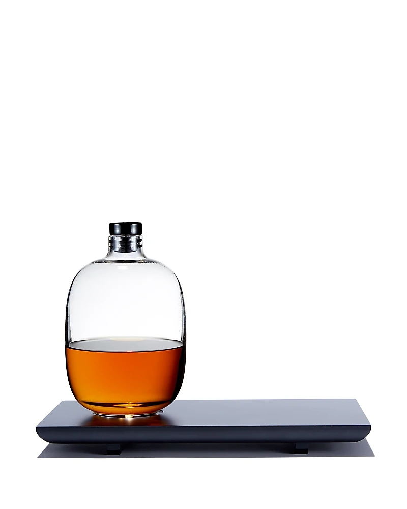 Nude Glass Malt Whisky Bottle & Tray Set