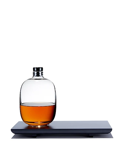 Nude Glass Malt Whisky Bottle & Tray Set