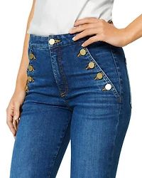 Helena High Rise Flared Sailor Jeans Medium Wash