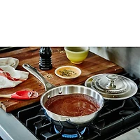 Stainless Steel 2-Qt. Saucier with Lid