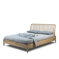 Ethnicraft Spindle King Bed, Oak