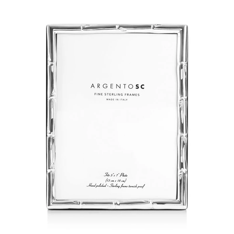 Bamboo Sterling Silver Frame