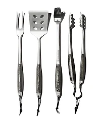 Schmidt Brothers Bbq Ash 4-Piece Grill Set
