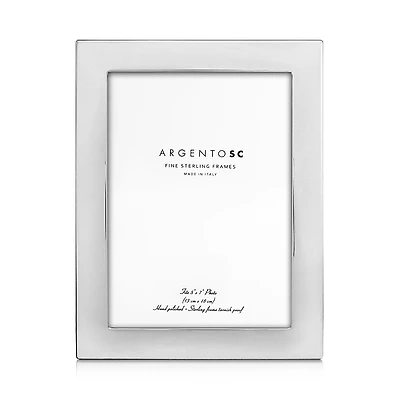 Argento Sc Castell Sterling Silver 5 x 7 Picture Frame
