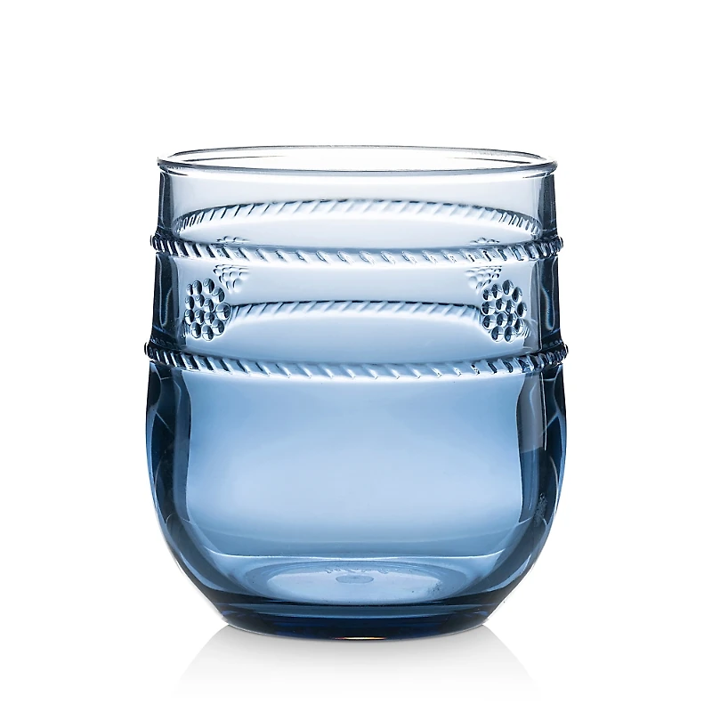 Juliska Isabella Blue Acrylic Beverage Tumbler