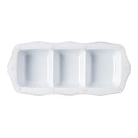 Berry & Thread Melamine Triple Section Server