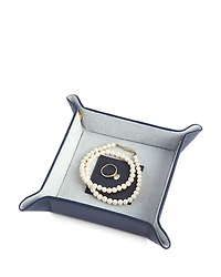 Royce New York Suede Lined Catch-All Tray