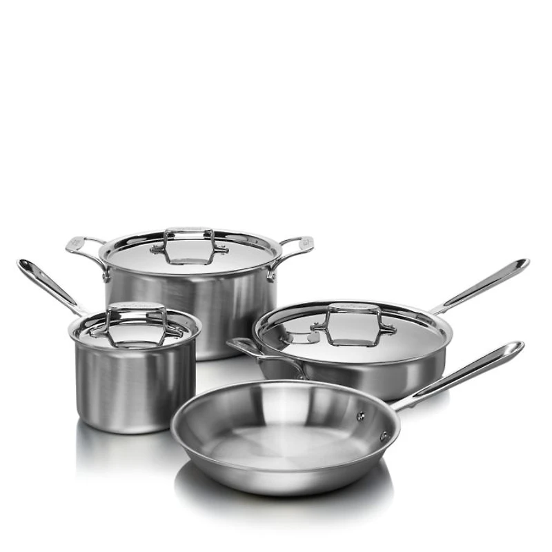 D5 Stainless Brushed 7-Piece Cookware Set - Exclusive