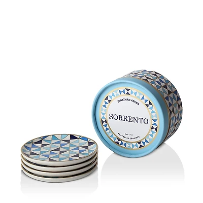 Jonathan Adler Sorrento Coasters, Set of 4