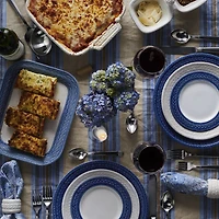 Le Panier White/Delft Dessert/Salad Plate
