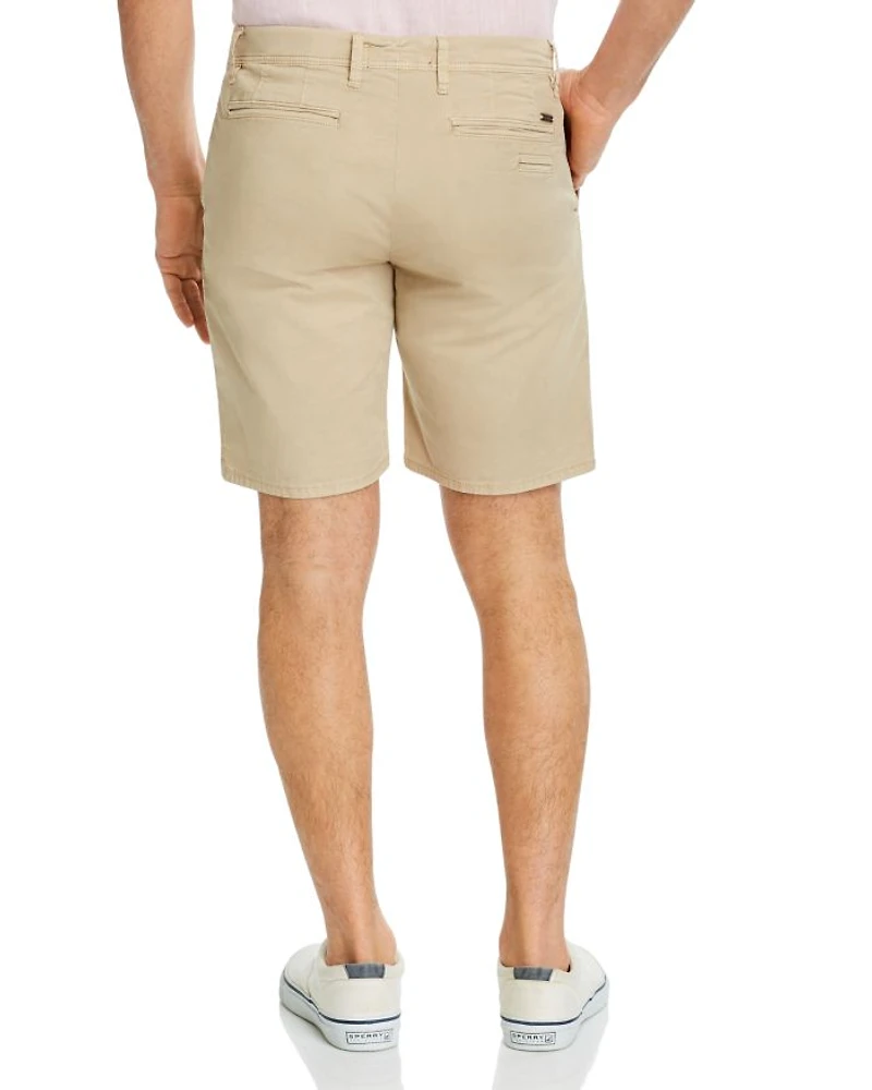 The Peaks Cotton-Blend Over-Dyed Classic Fit Shorts