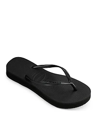 Women's Slim Flatform Thong Sandals