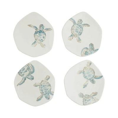 Tartaruga Assorted Salad Plates, Set of 4