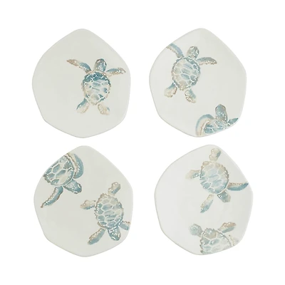 Vietri Tartaruga Assorted Salad Plates, Set of 4