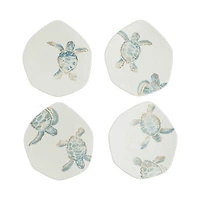 Vietri Tartaruga Assorted Salad Plates, Set of 4