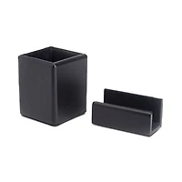 Pc. Suede Lined Executive Desk Accessory Set