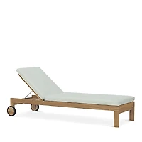 Modway Upland Outdoor Patio Teak Chaise