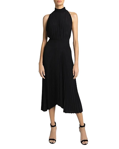 A. l.c. Renzo Pleated Midi Dress