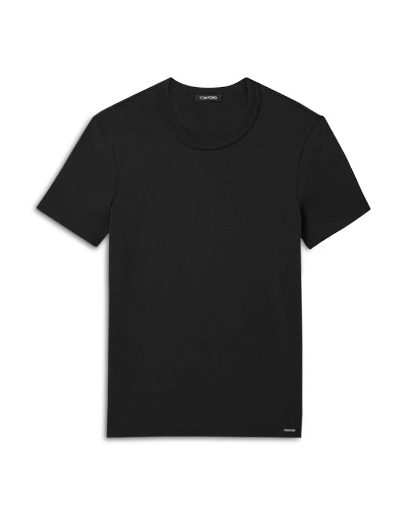 Cotton Blend Crewneck Tee