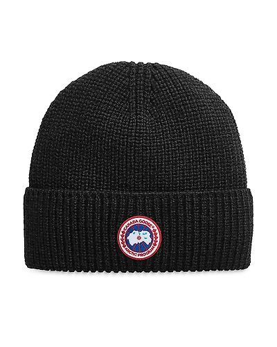Canada Goose Arctic Disc Merino Wool Ribbed Toque