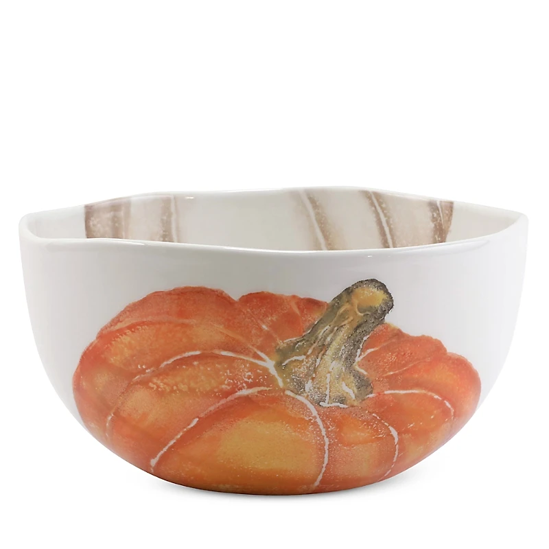 Vietri Pumpkins Deep Serving Bowl